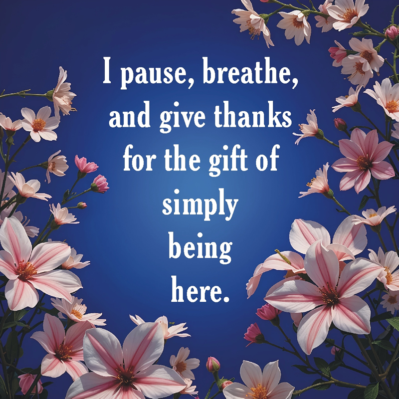 Thankful to be here