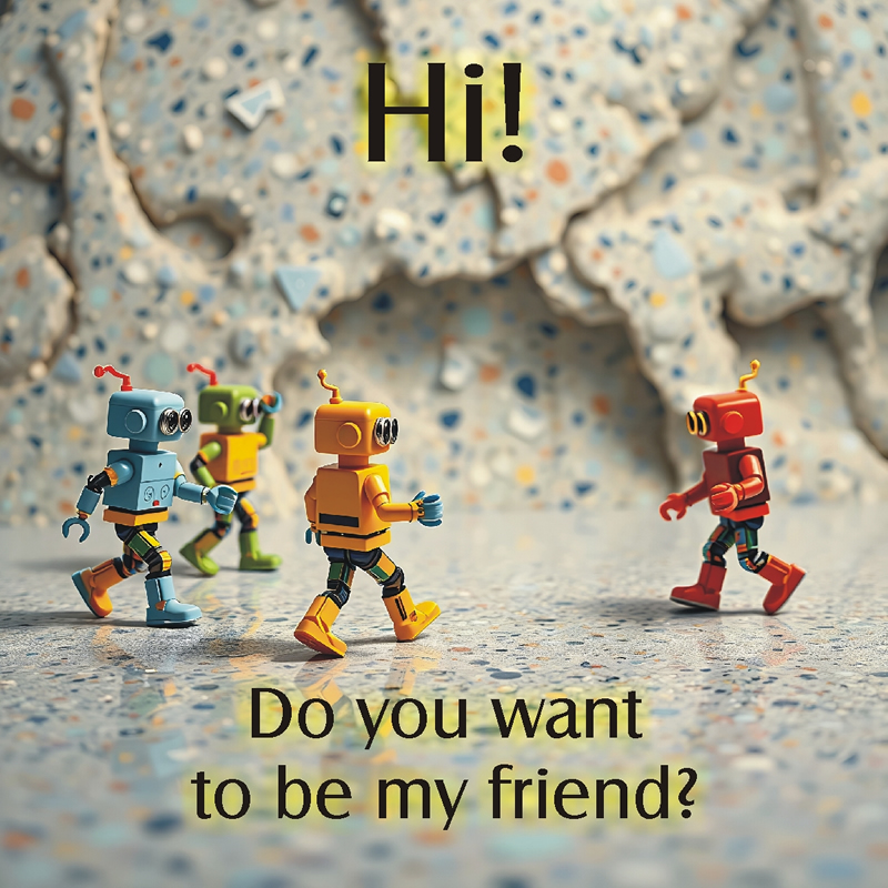 Do you want to be my friend?!