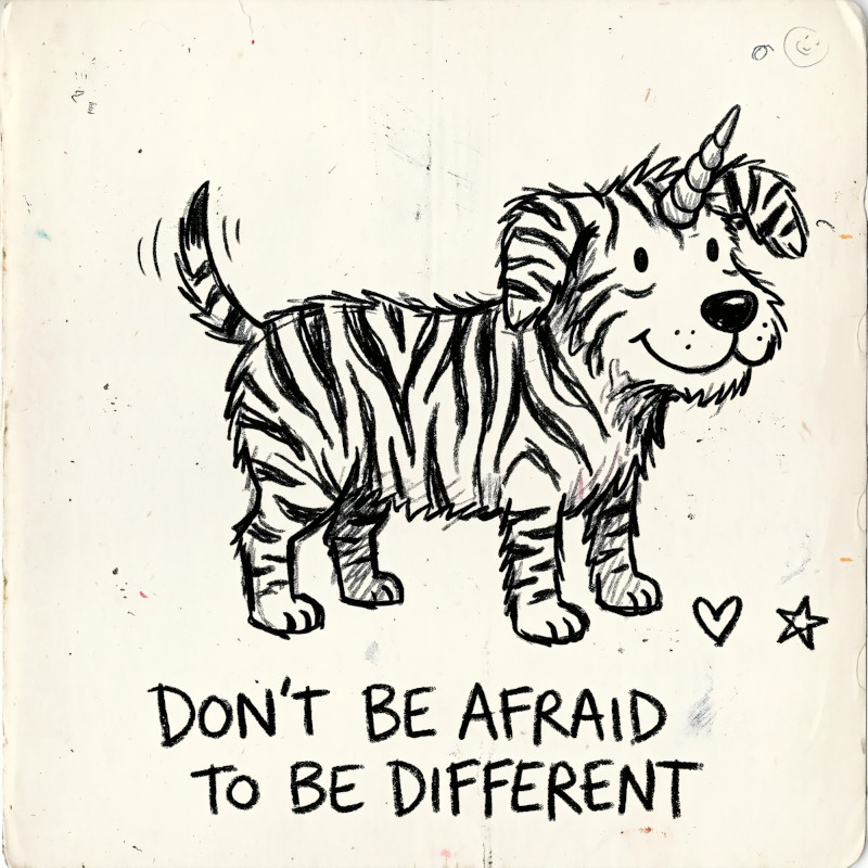 A Boldly Different Pup