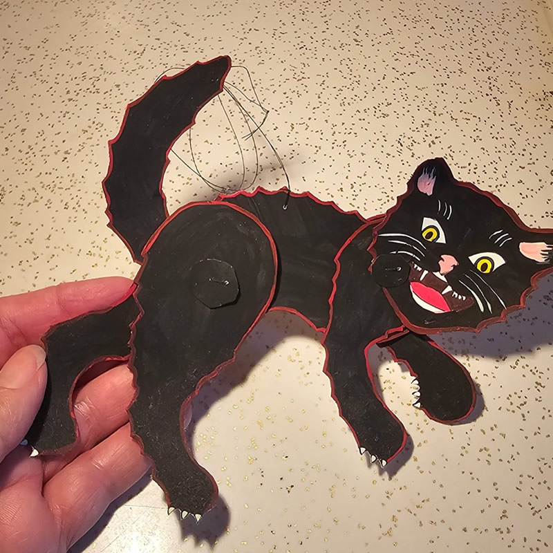 Vintage Halloween Scaredy Cat Kit