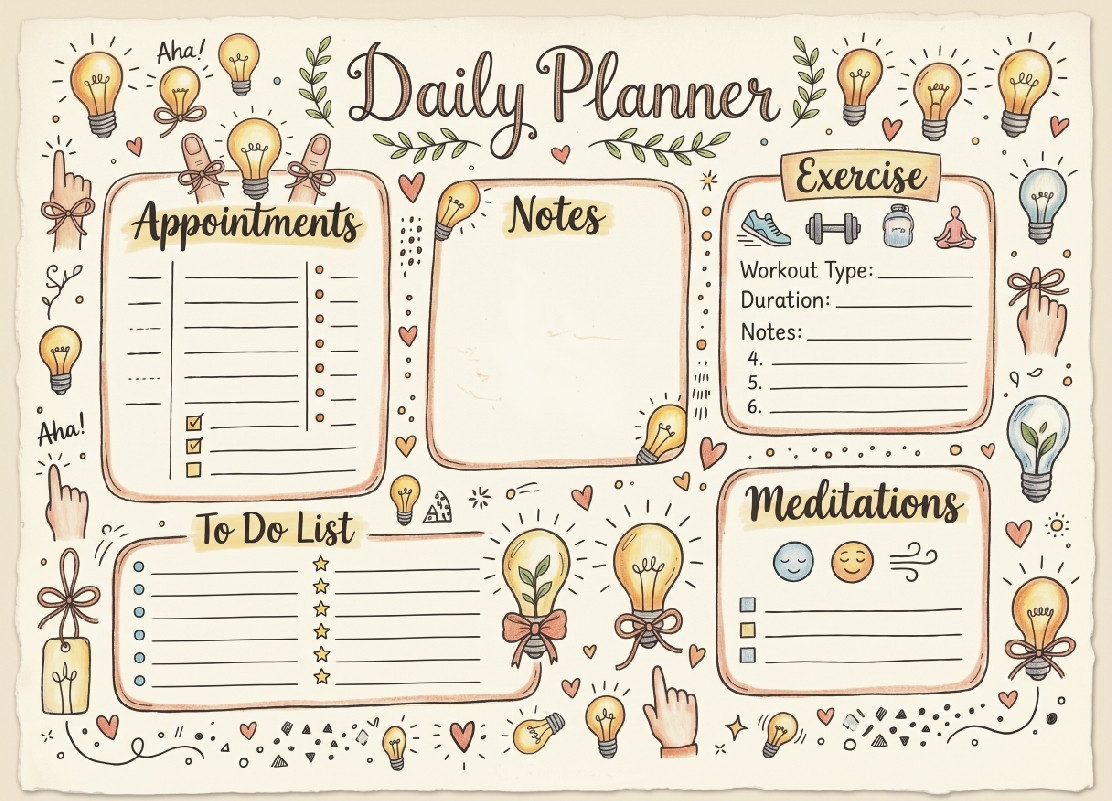 Autumn Reminders Daily Planner