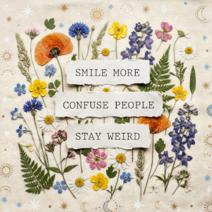 Whimsical Pressed Flower Print