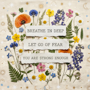 Breath Deep Floral Print