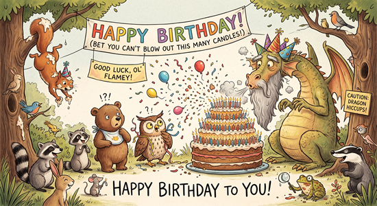 Dragon Hiccup Birthday Card