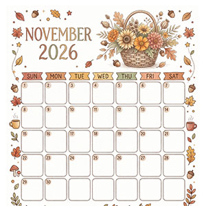 Autumn 2026 Planner Design